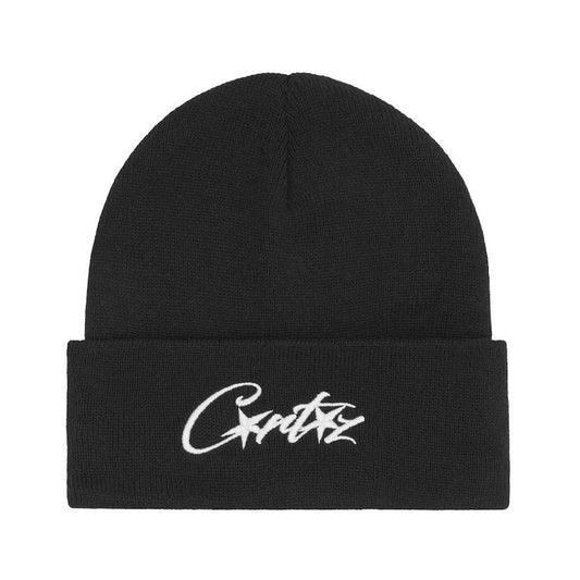 Corteiz 4Allstarz Folded Beanie Black - 05kikxs