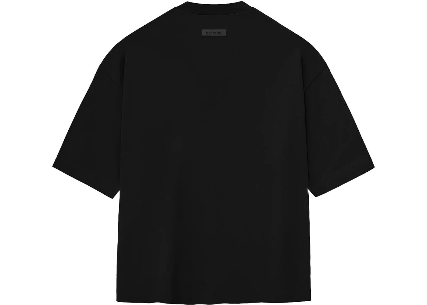 Fear of God Essentials FW23 Small Logo Tee Jet Black - 05kikxs