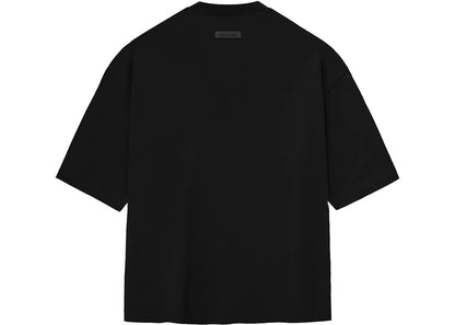 Fear of God Essentials FW23 Small Logo Tee Jet Black - 05kikxs