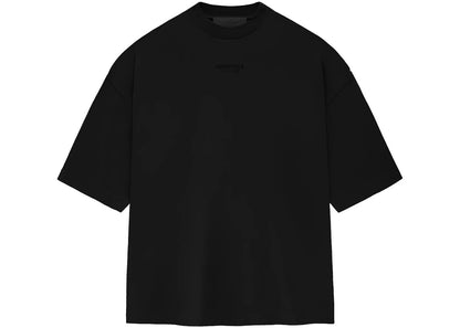 Fear of God Essentials FW23 Small Logo Tee Jet Black - 05kikxs