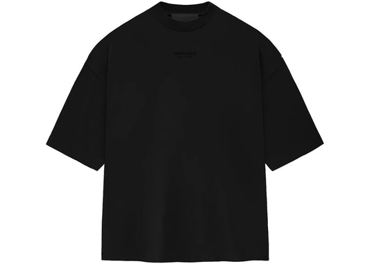 Fear of God Essentials FW23 Small Logo Tee Jet Black - 05kikxs