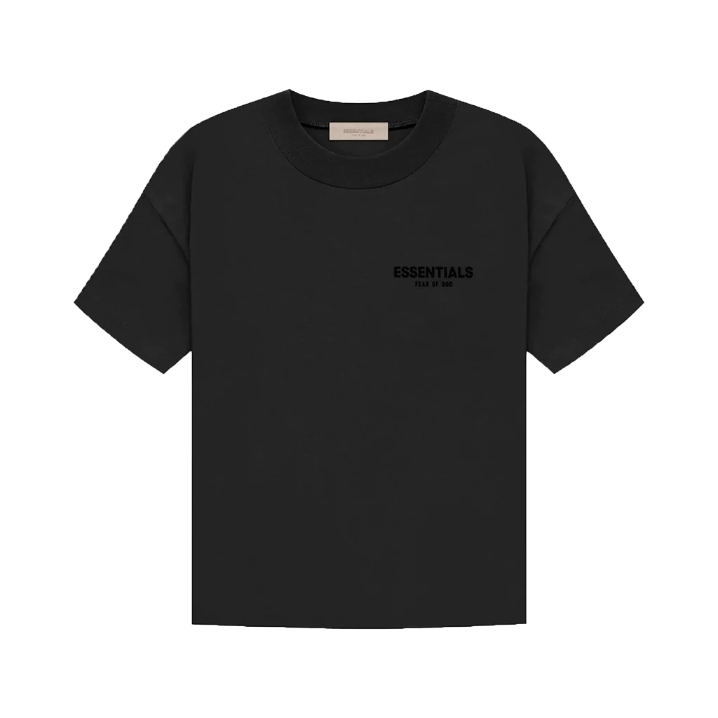 FEAR OF GOD ESSENTIALS T - SHIRT BLACK ''Stretch limo '' - 05kikxs