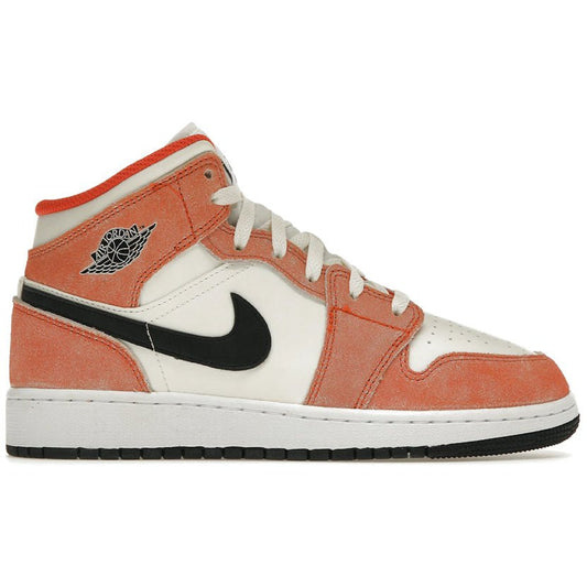 Jordan 1 Mid SE ''Orange Suede" GS - 05kikxs