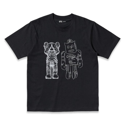 KAWS x Uniqlo Warhol UT Graphic T-shirt Black White - 05kikxs