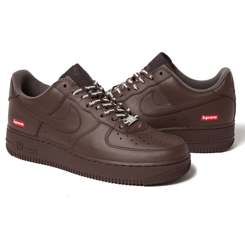 Nike Air Force 1 Low Supreme ''Baroque Brown'' - 05kikxs