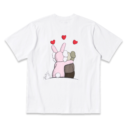 KAWS x Uniqlo Warhol UT Graphic T-shirt White Pink Blue