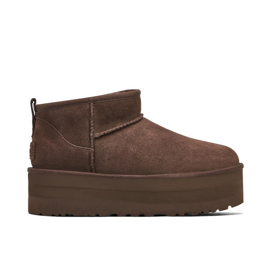 UGG Classic Ultra Mini Platform Boot Burnt Cedar (Women's) - 05kikxs